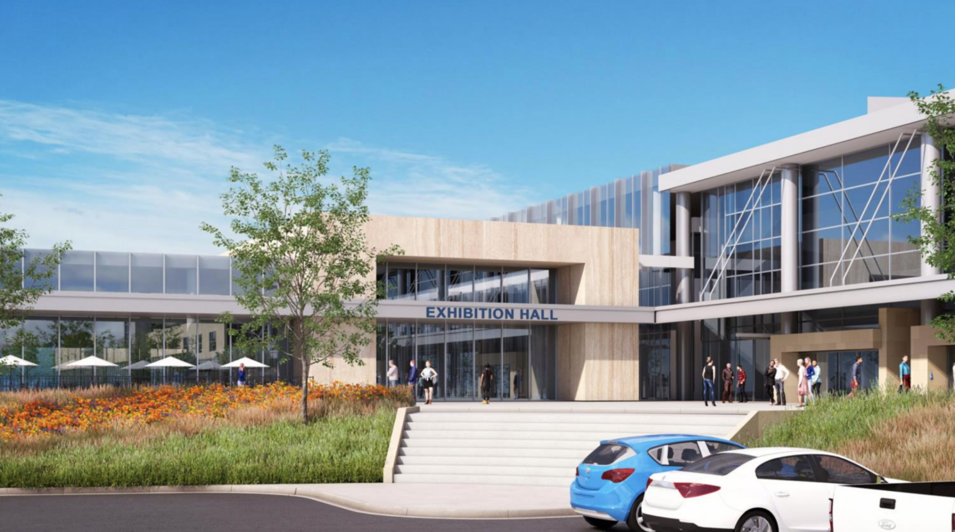Exhibition Hall design rendering